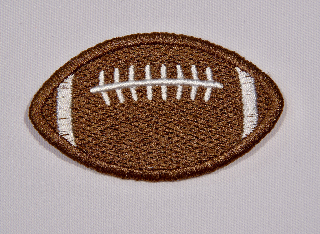 Football Embroidered Patch – 3 Inch Iron On or Sew On Patch | Football Mom, Sports Fan Gift, DIY Game Day Patch