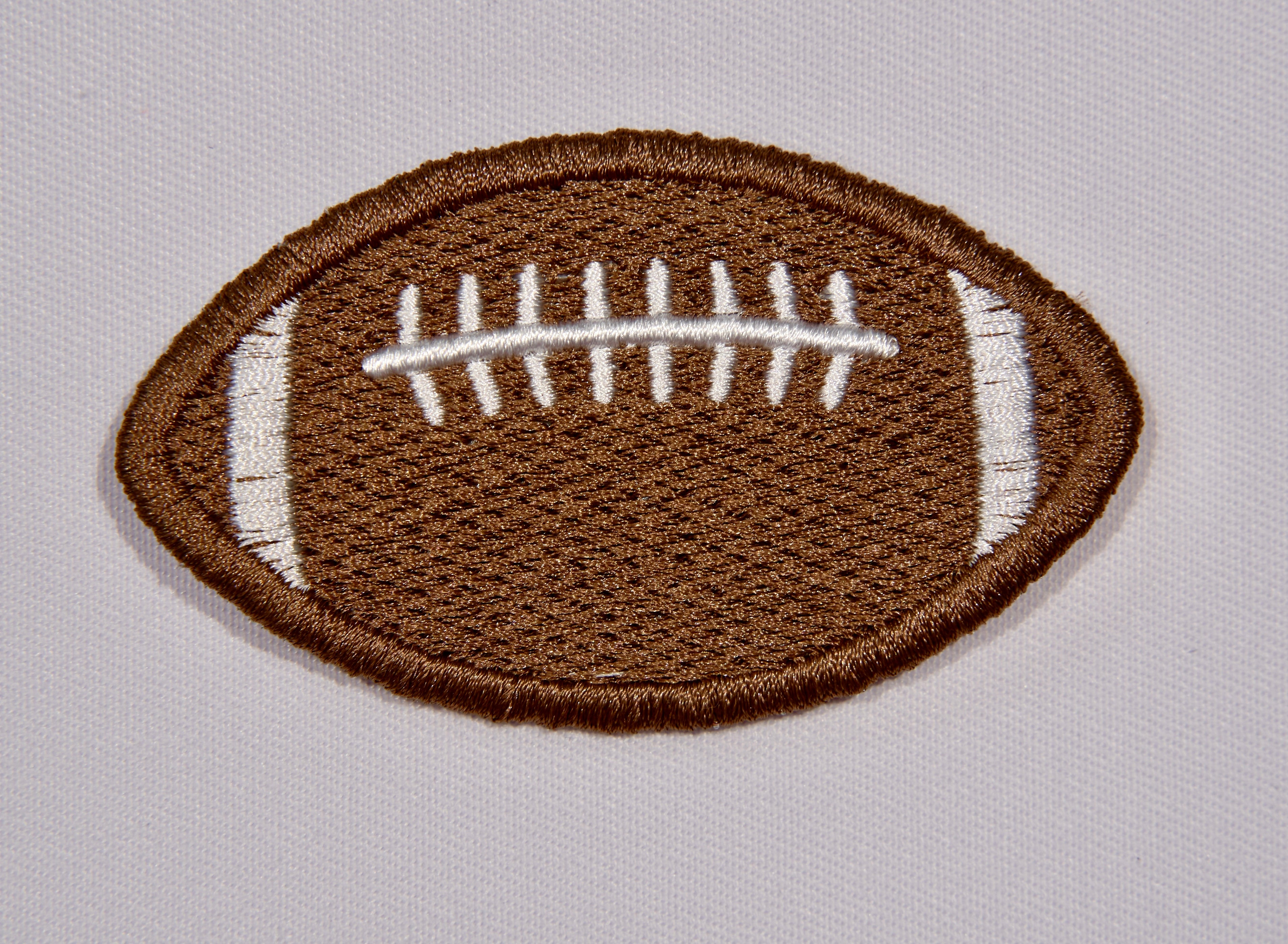 Football Embroidered Patch – 3 Inch Iron On or Sew On Patch | Football Mom, Sports Fan Gift, DIY Game Day Patch