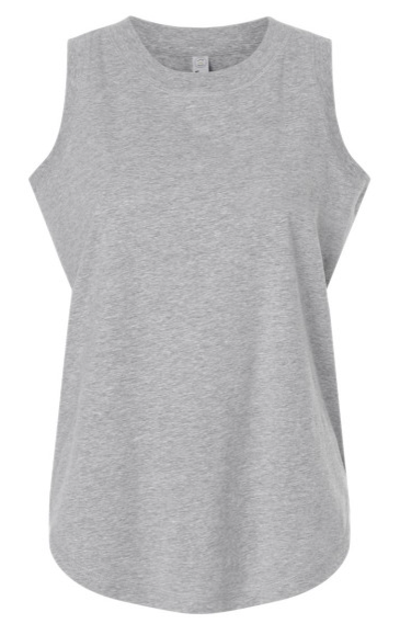 Custom Design Women's Relaxed Fine Jersey Tank Top | Personalized Muscle Tee |