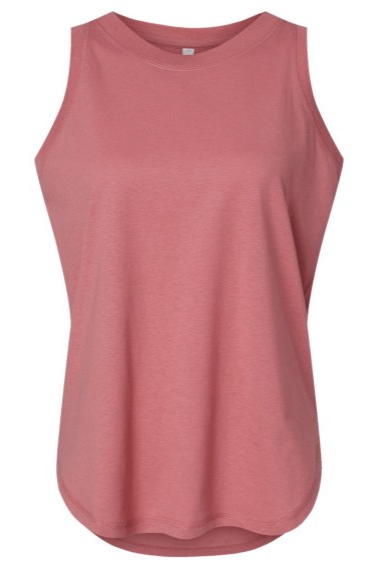 Custom Design Women's Relaxed Fine Jersey Tank Top | Personalized Muscle Tee |