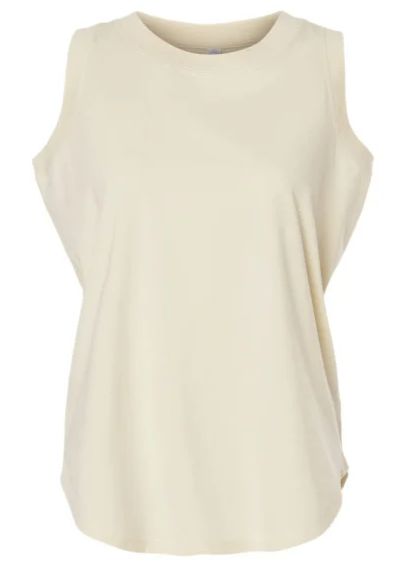 Custom Design Women's Relaxed Fine Jersey Tank Top | Personalized Muscle Tee |