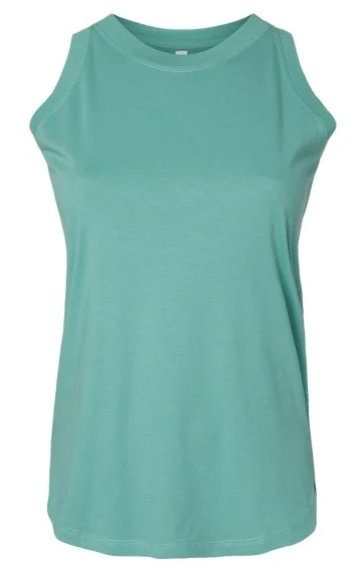 Custom Design Women's Relaxed Fine Jersey Tank Top | Personalized Muscle Tee |