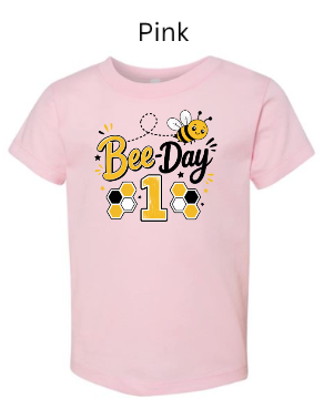 Bee Day 1st Birthday Shirt – Cute Bee Themed First Birthday Tee for Toddlers & Kids