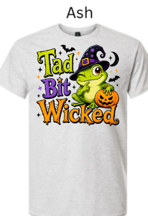 Tad Bit Wicked Halloween Frog T-Shirt