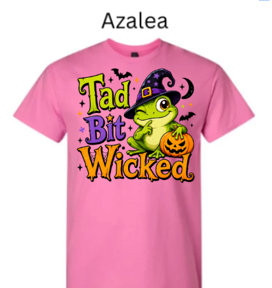 Tad Bit Wicked Halloween Frog T-Shirt
