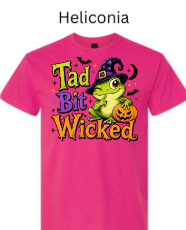 Tad Bit Wicked Halloween Frog T-Shirt
