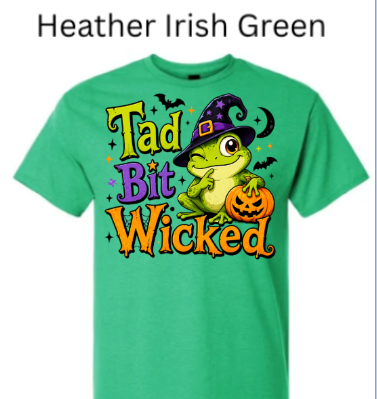 Tad Bit Wicked Halloween Frog T-Shirt