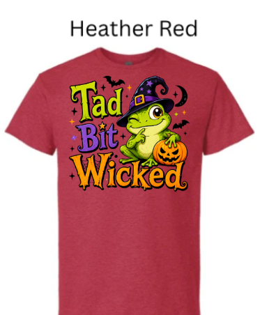 Tad Bit Wicked Halloween Frog T-Shirt