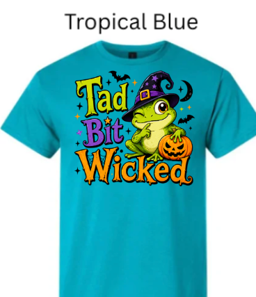 Tad Bit Wicked Halloween Frog T-Shirt