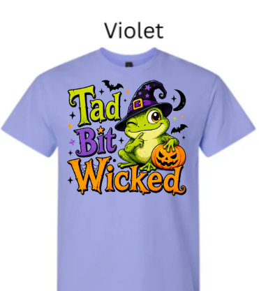 Tad Bit Wicked Halloween Frog T-Shirt