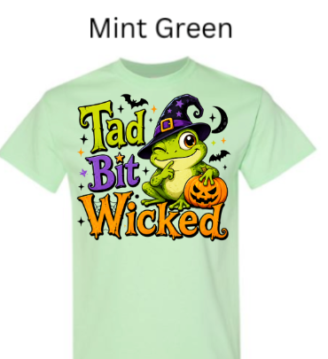 Tad Bit Wicked Halloween Frog T-Shirt