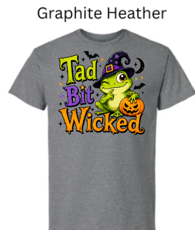 Tad Bit Wicked Halloween Frog T-Shirt