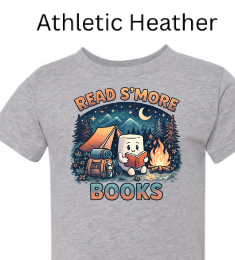 Read S'more Books Toddler T-Shirt | Camping Reading Tee |