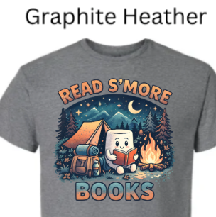 Read S'more Books T-Shirt| Camping Reading Tee|