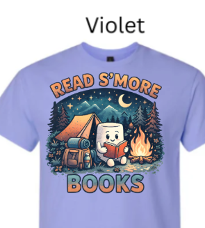 Read S'more Books T-Shirt| Camping Reading Tee|