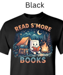 Read S'more Books T-Shirt| Camping Reading Tee|