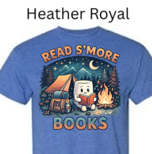 Read S'more Books T-Shirt| Camping Reading Tee|