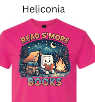 Read S'more Books T-Shirt| Camping Reading Tee|