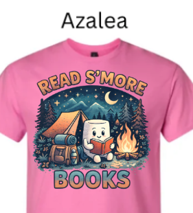 Read S'more Books T-Shirt| Camping Reading Tee|
