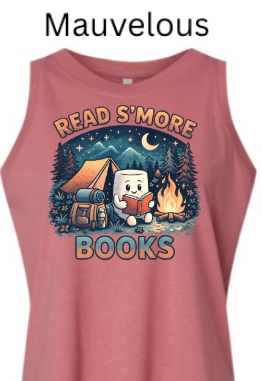 Read S'more Books Toddler Tank Top| Camping Reading Tank Top |