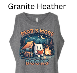 Read S'more Books Toddler Tank Top| Camping Reading Tank Top |