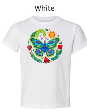 Butterfly Folk Art Baby Bodysuit & Toddler Tee | Nature Butterfly Graphic