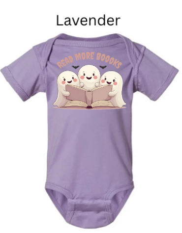 "Read More Boooks" Ghost Trio Shirt - Spooky Cute Book Lover Gift