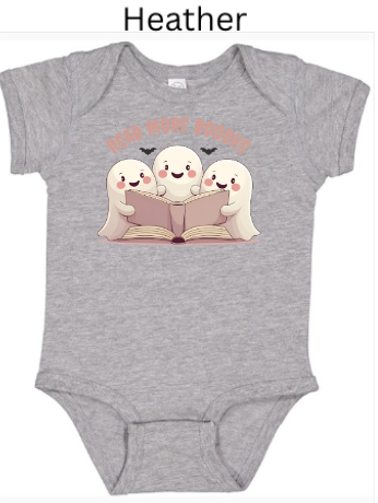 "Read More Boooks" Ghost Trio Shirt - Spooky Cute Book Lover Gift