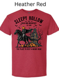 Dead and Breakfast" Sleepy Hollow T-Shirt — Vintage Halloween Graphic Tee|  Sleepy Hollow Dead and Breakfast Halloween Tee — Spooky Haunted House Shirt