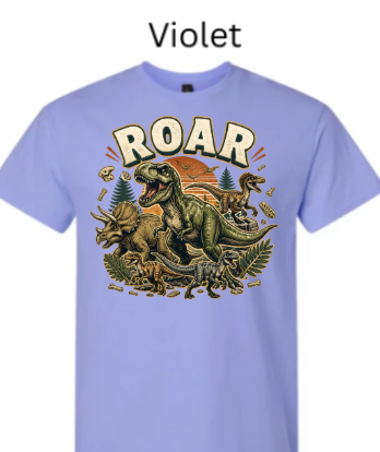 Dinosaur Roar T-Shirt - Vintage Dino Graphic Tee