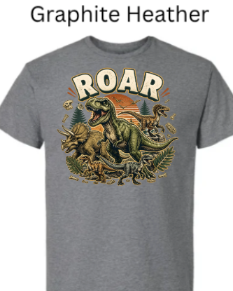 Dinosaur Roar T-Shirt - Vintage Dino Graphic Tee