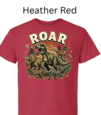 Dinosaur Roar T-Shirt - Vintage Dino Graphic Tee