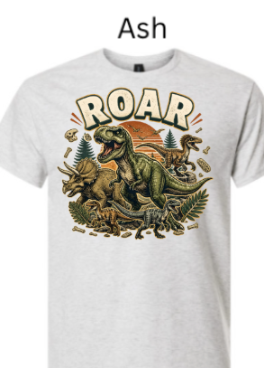 Dinosaur Roar T-Shirt - Vintage Dino Graphic Tee
