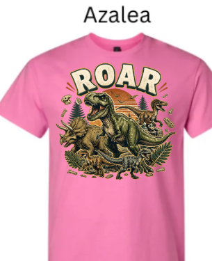 Dinosaur Roar T-Shirt - Vintage Dino Graphic Tee