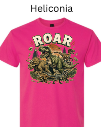 Dinosaur Roar T-Shirt - Vintage Dino Graphic Tee