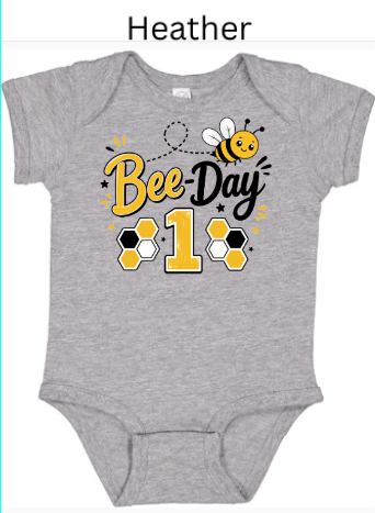 Bee Day 1st Birthday Shirt – Cute Bee Themed First Birthday Tee for Toddlers & Kids