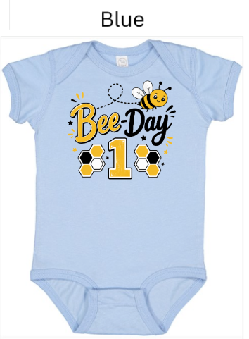 Bee Day 1st Birthday Shirt – Cute Bee Themed First Birthday Tee for Toddlers & Kids