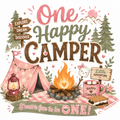 ONE happy camper Girl Apparel