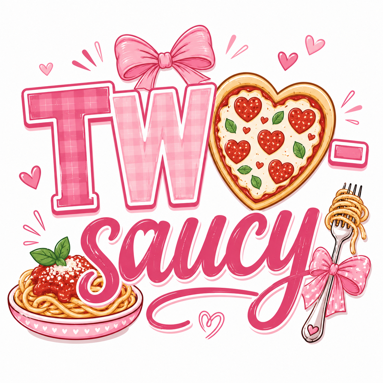 TWO-saucy DTF Print