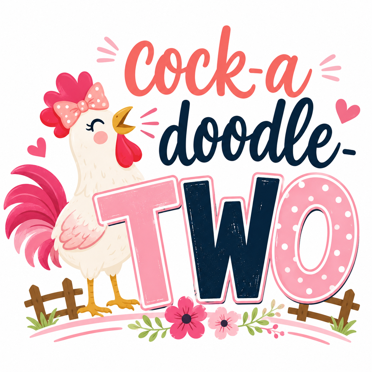 Cock-A-Doodle DTF Print