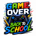 Game Over Back To School- Boy Apparel