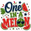 ONE in a Melon Birthday Boy Apparel
