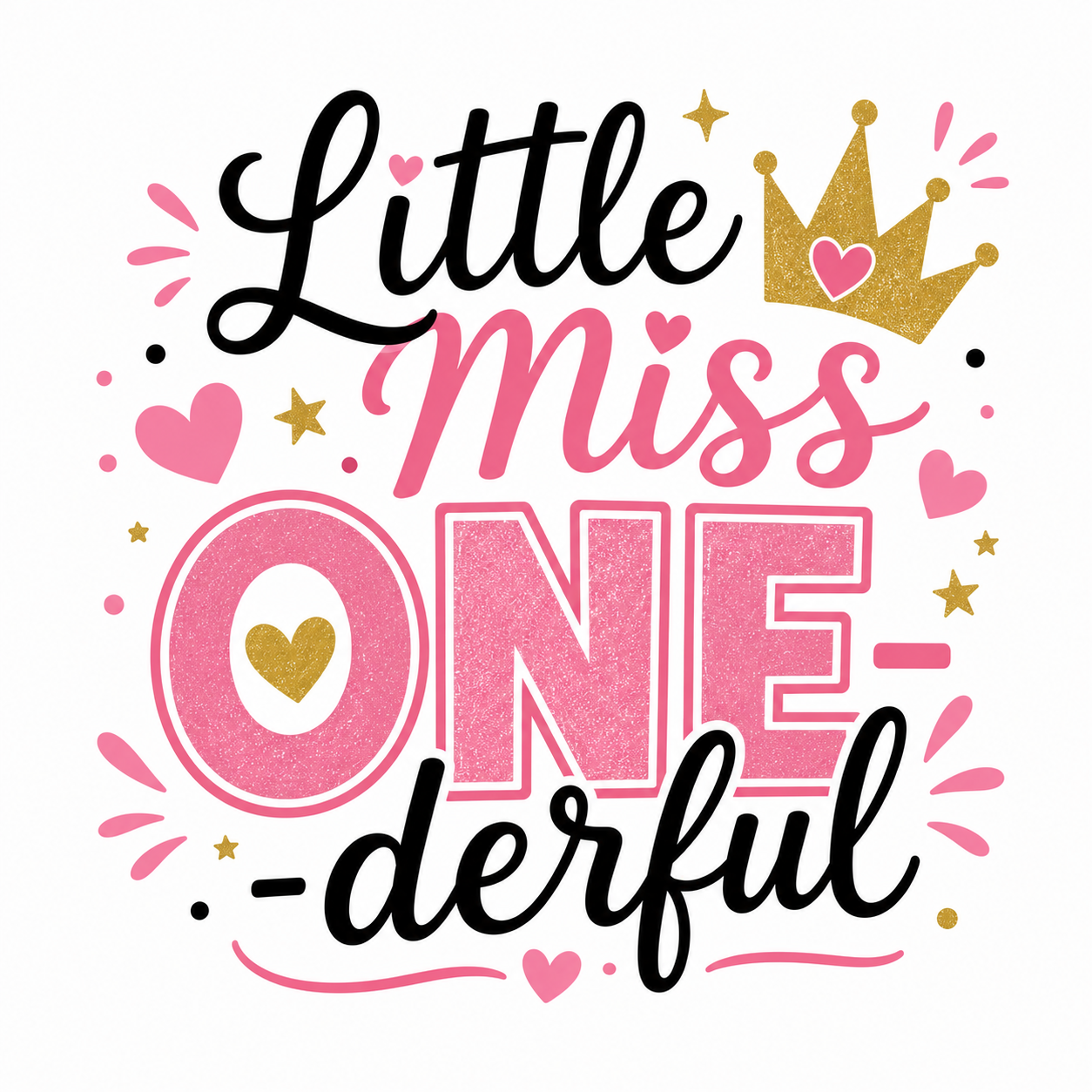 Little ONE-derful Girl Apparel