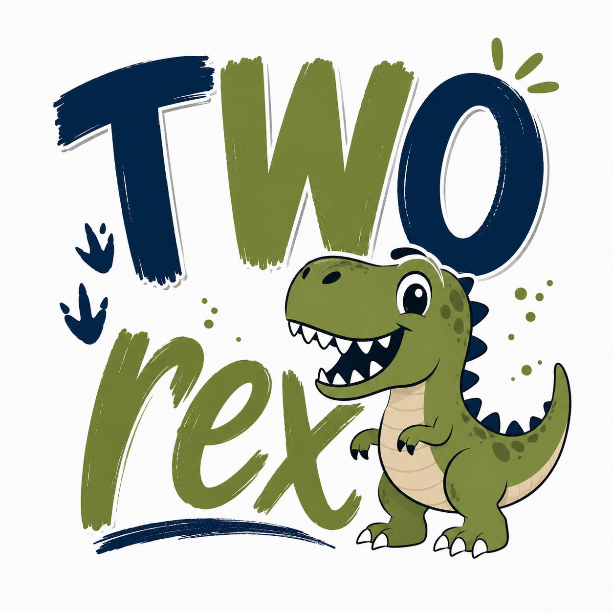 TWO Rex DTF Print