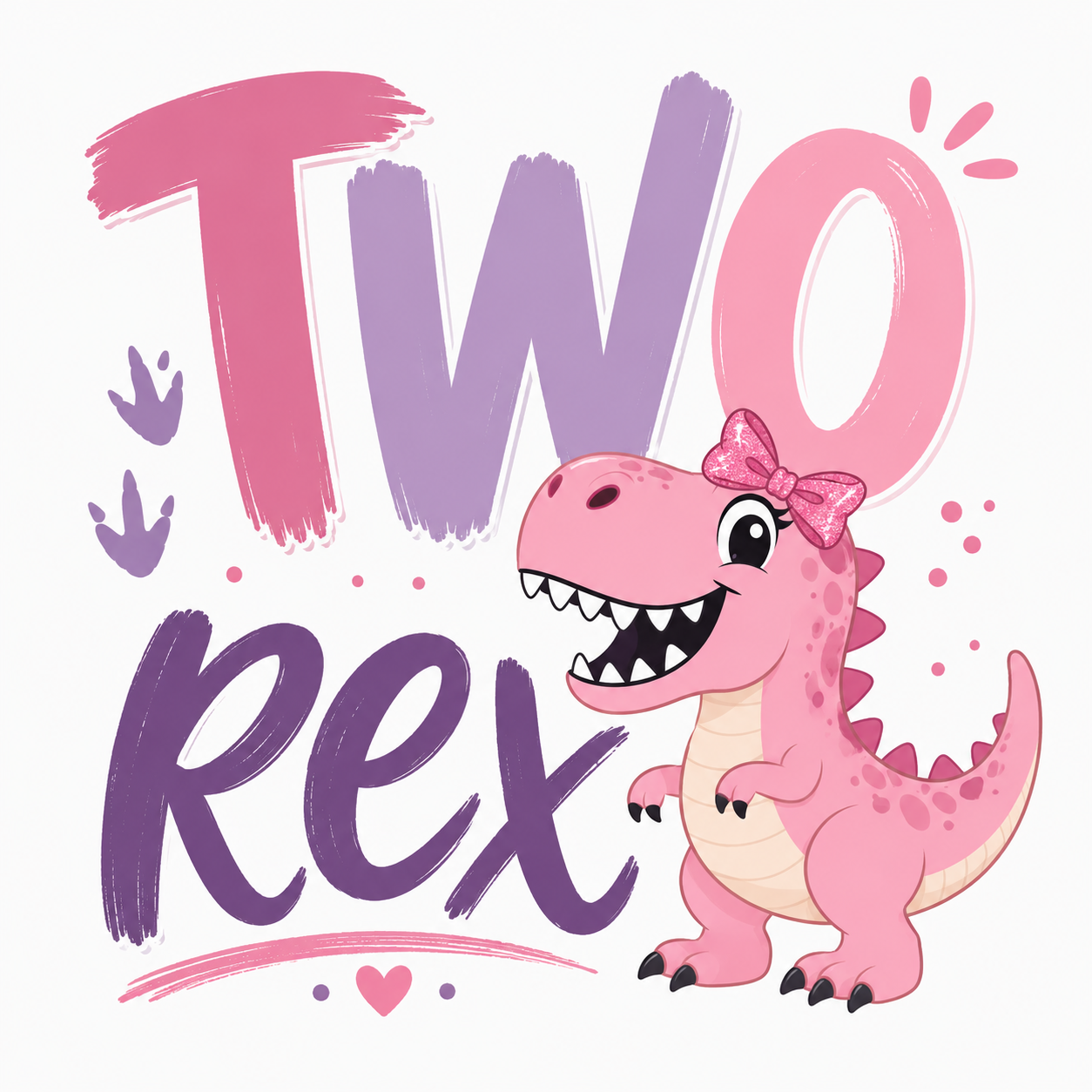 TWO Rex DTF Print