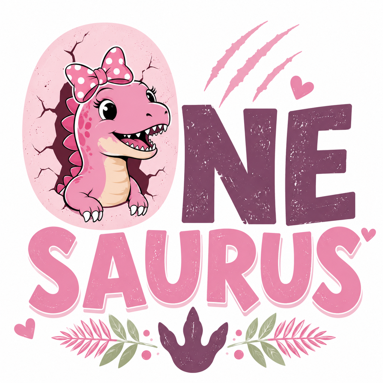 ONE-saurus Girl Apparel