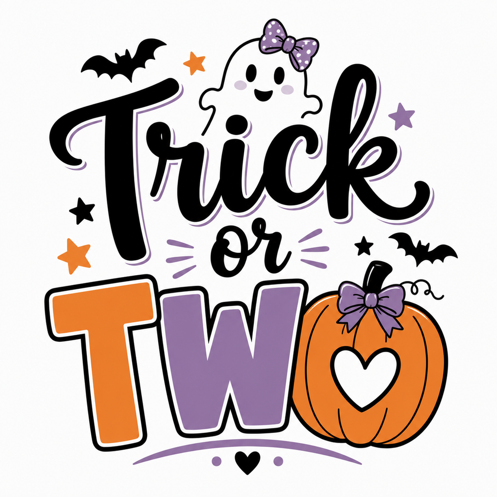Trick or TWO DTF Print