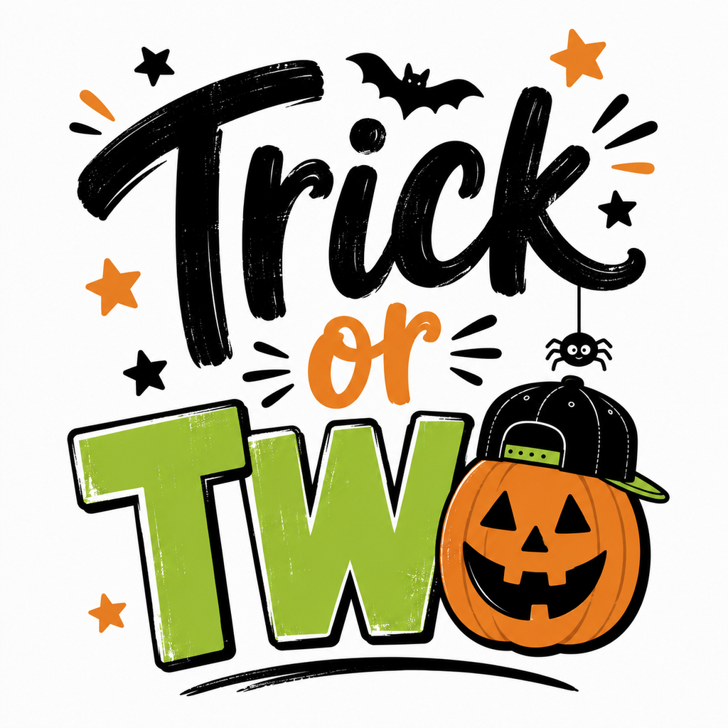 Trick or TWO DTF Print