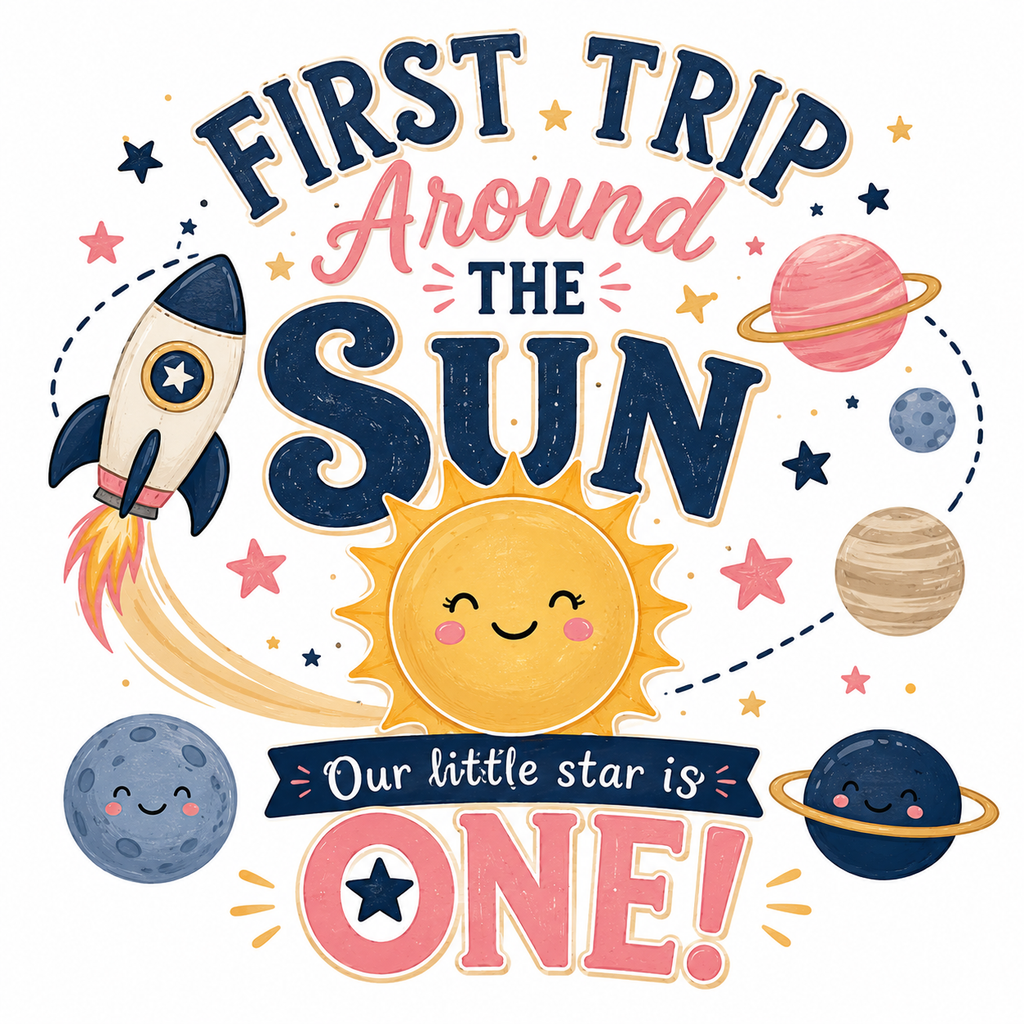 Trip Around The Sun DTF Print